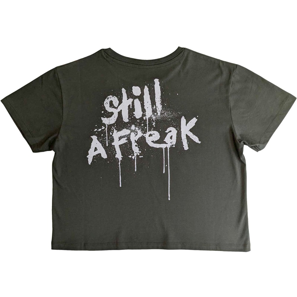 Korn - Still A Freak Crop top - Groen